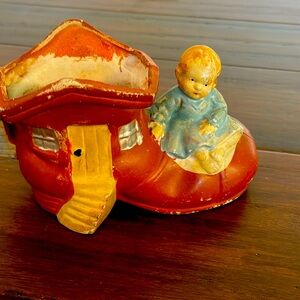 Little Ole Lady Who Lived in a Shoe Collectible…so cute!